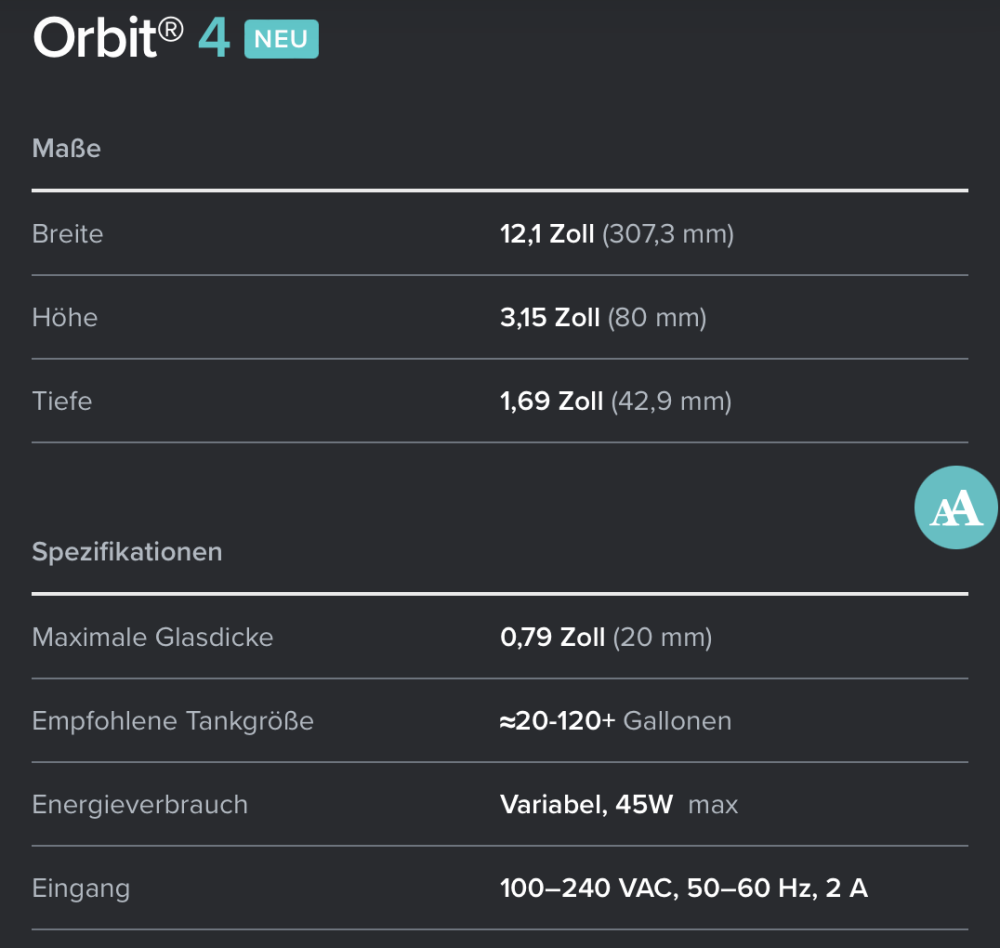 AI Orbit4 Strömungspumpe